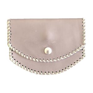 Cartera Cuero Gris 1