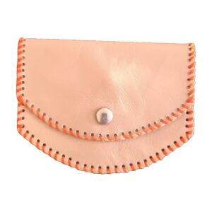 Cartera Cuero Naranja 1
